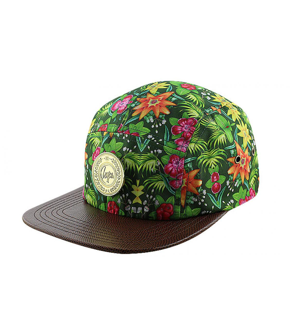 Hype Five Panel Cap Damen Flourishing garden 5 pan wm Hype Five Panel Cap Damen Flourishing garden 5 pan wm